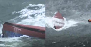 South Korean Chemical Tanker Capsizes Off Japanese Coast, Leaving 8 Dead & 2 Missing