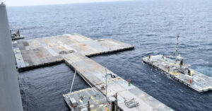 U.S. Halts Humanitarian Aid To Gaza After Military Pier Breaks Due To Adverse Weather
