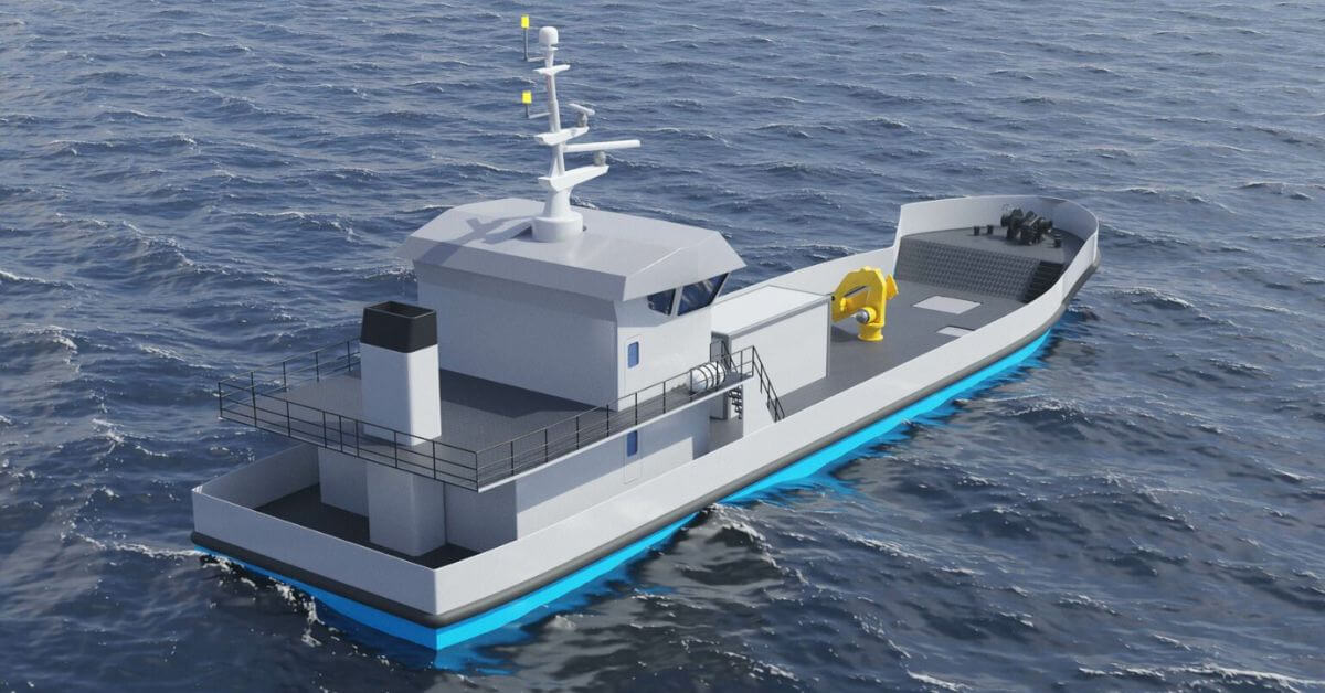 Hydrogen-electric powered ship