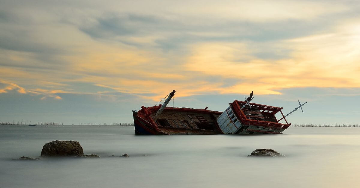Boat capsized