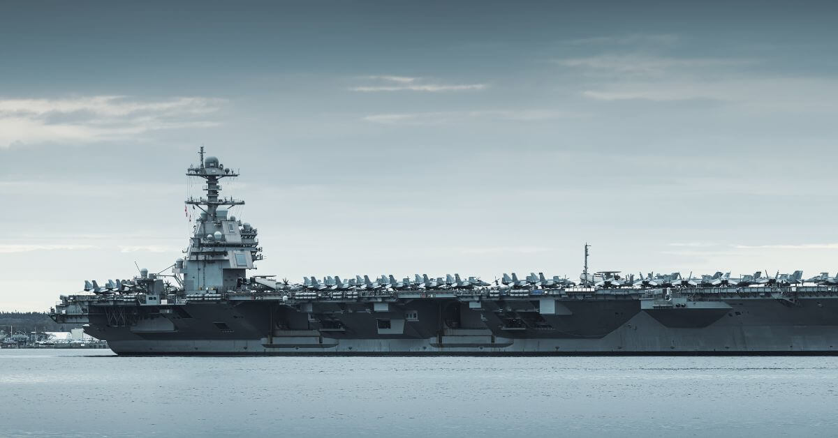 US Navy Aircraft Carrier