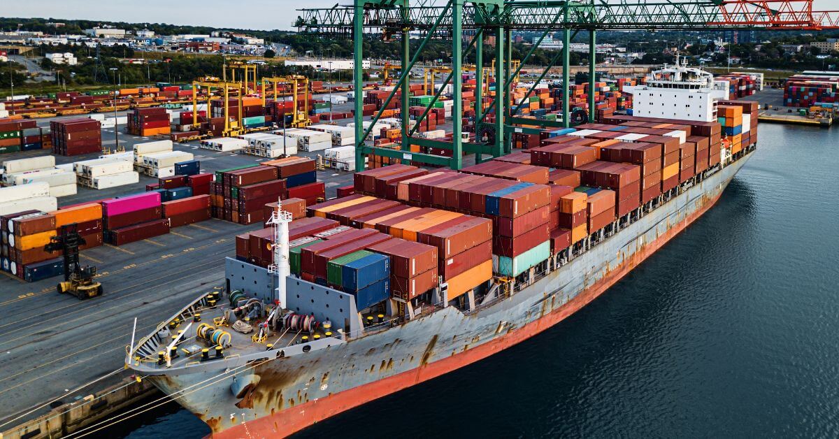Container Ship at Port