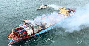 Fire On Maersk Frankfurt Off Karwar Coast Contained After 24 Hours, 1 Crew Missing