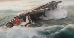 Severe Storm Breaks Apart Grounded Cargo Ship ‘Ultra Galaxy’ Off South Africa