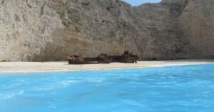 Iconic Navagio Beach Shipwreck At Risk Of Disappearing Due To Extensive Damage