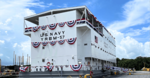 U.S. Navy’s First-Of-Class YRBM Vessel Unveiled By Conrad Shipyard