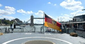 German Navy Warship Plays Iconic “Star Wars-Darth Vader Theme” During London Visit