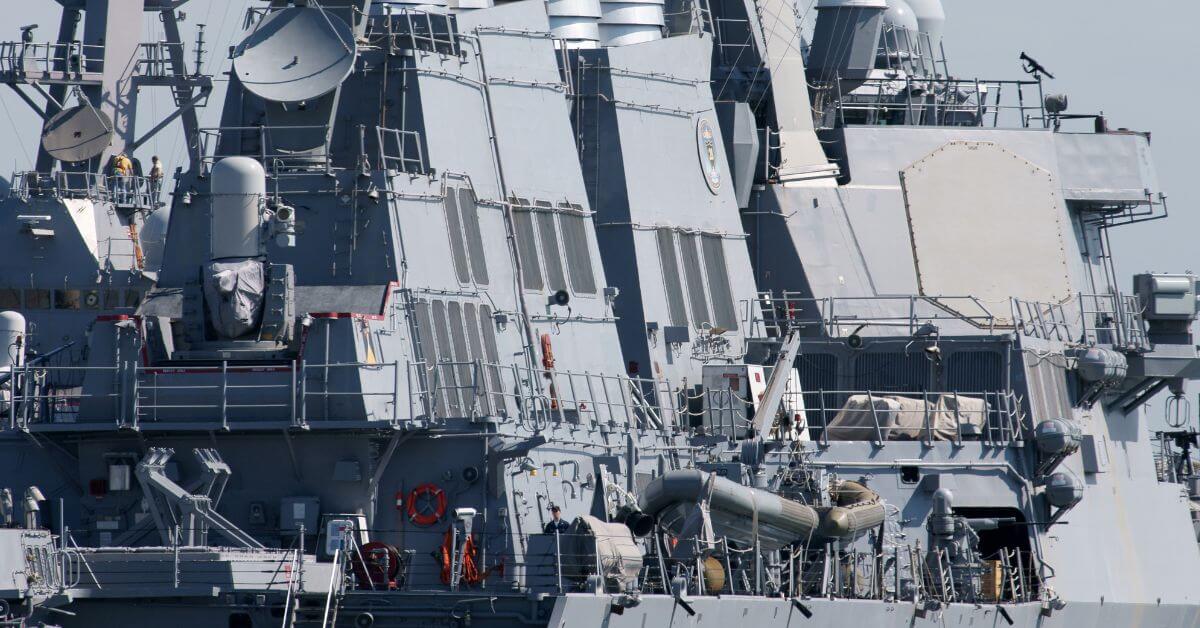 US Navy warship 