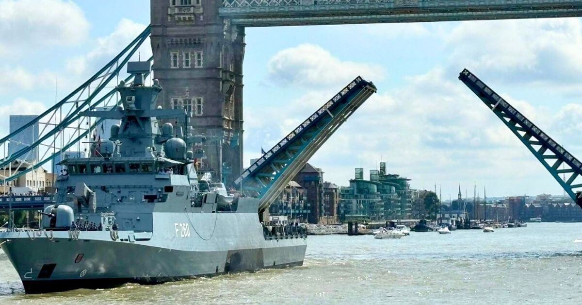 German Navy Warship