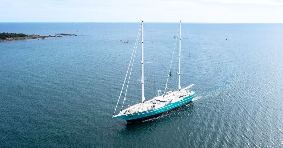 Sailing Cargo Ship