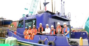 Singapore’s First Fully Electric Cargo Vessel ‘Hydromover’ Begins Commercial Trials