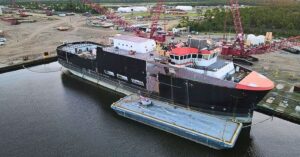 Eastern Shipbuilding Converts 280-Foot OSV Into First-of-Its-Kind SOV At Allanton Shipyard