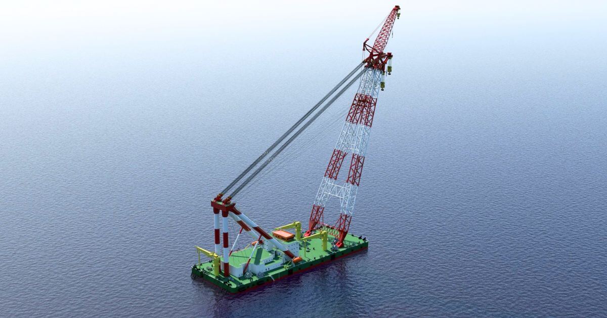 Floating Sheerleg Crane