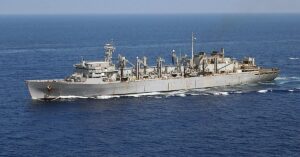 USNS Supply Vessel Crew Awarded Navy Unit Commendation For Their Key Role In Red Sea Operations