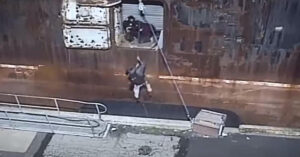 Watch: Teen Caught On Camera Burglarizing Historic Ocean Liner, SS United States