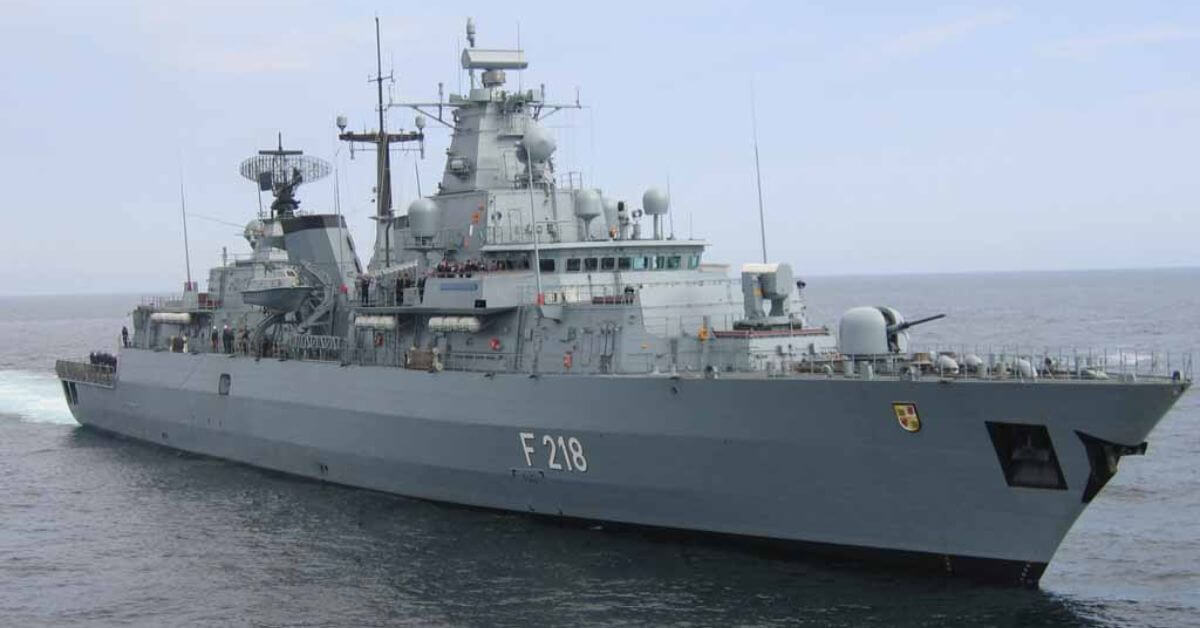 German Warship 