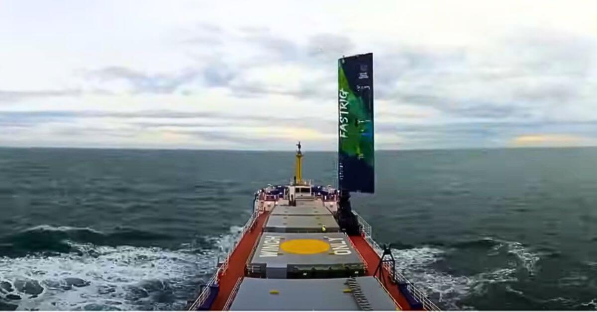 Nuclear Ship With Revolutionary Sail