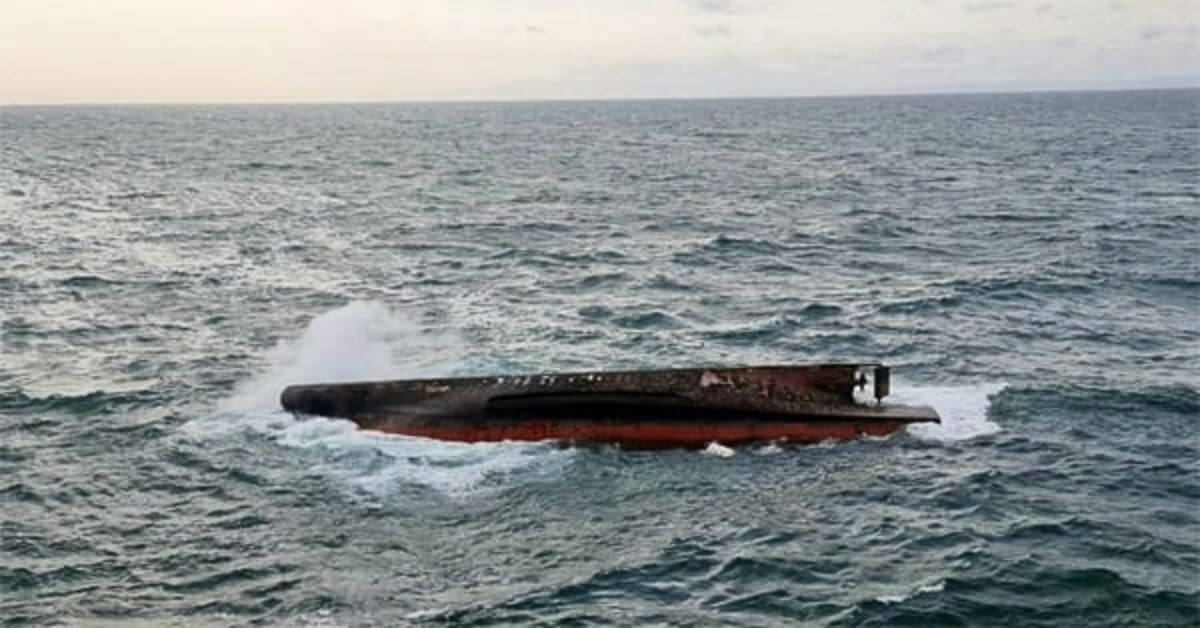 Capsized Ship