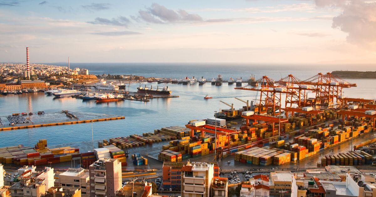 Greek port