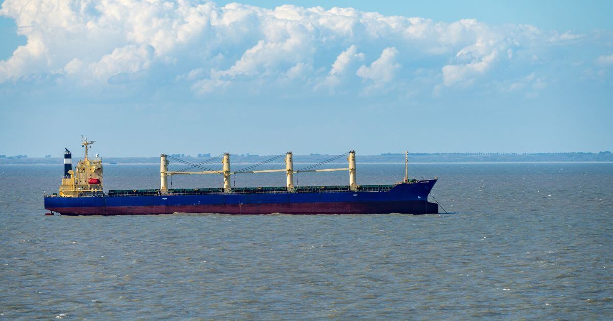 Bulk Carrier at Anchor
