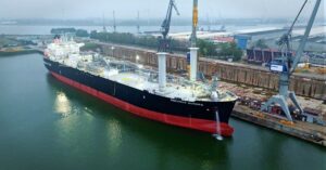 Norsepower Rotor Sails Installed On A Very Large Gas Carrier To Cut Emissions By 4%