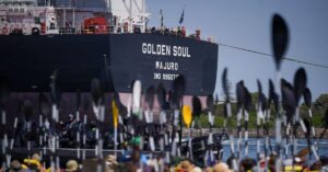 Climate Protest At World’s Largest Coal Port Forces Bulk Carrier To Turn Back, 170 Arrested