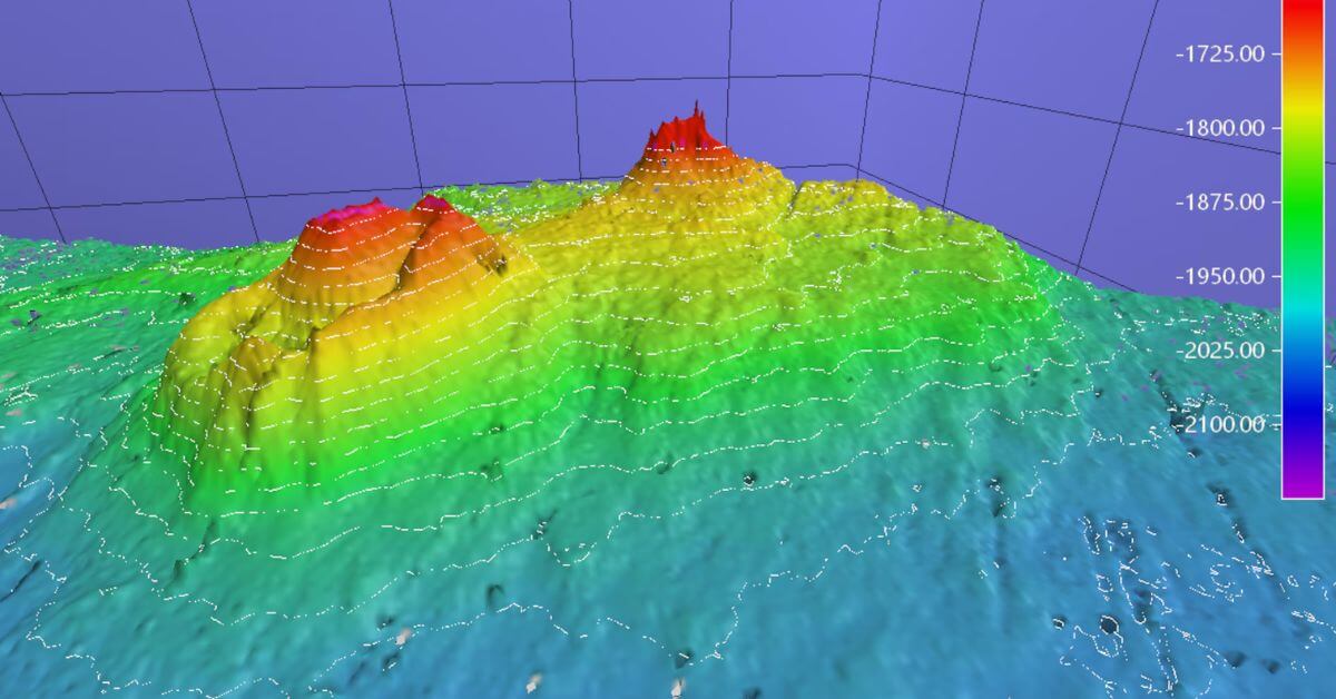 Subsea Volcano-like Feature