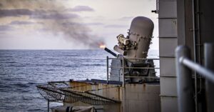 U.S. Navy Destroyers Shoot Down Houthi-Launched Drone & Anti-Ship Missiles In Bal al-Mandab Strait