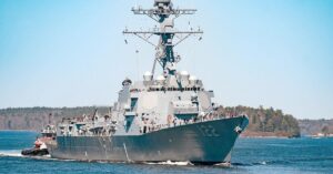 U.S. Navy Commissions Its Latest Destroyer, USS John Basilone, In New York