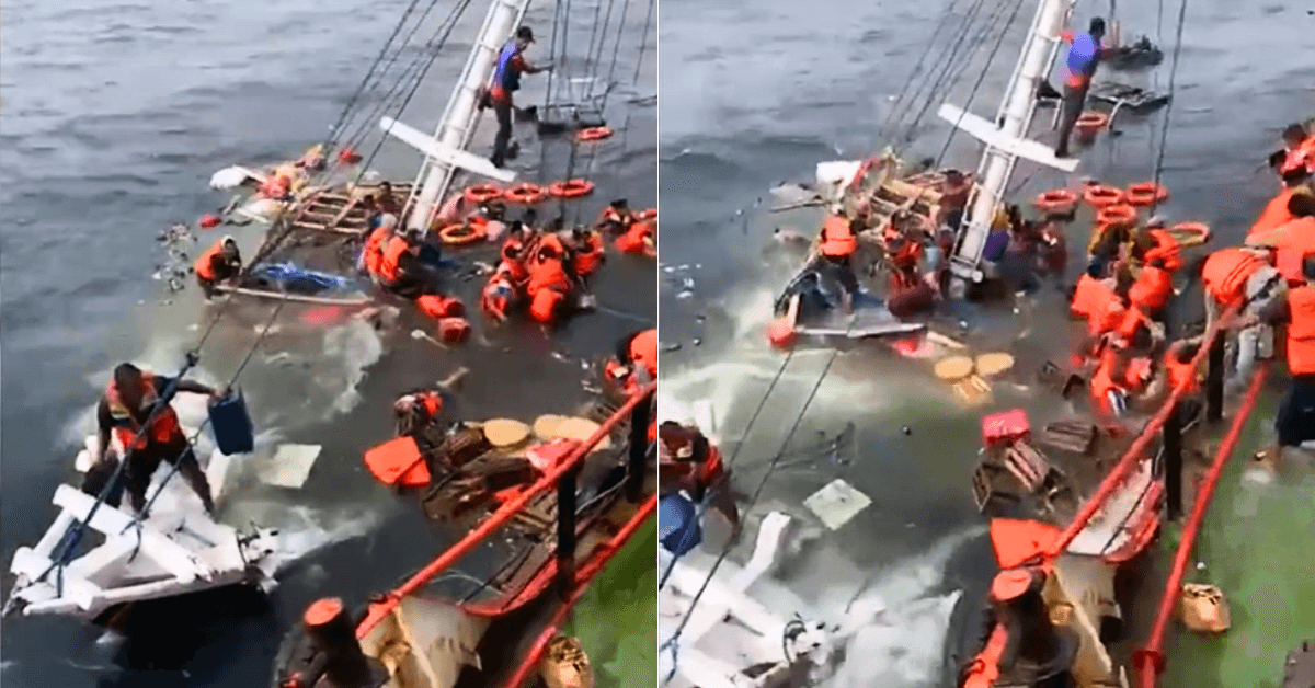 Capsized Ship
