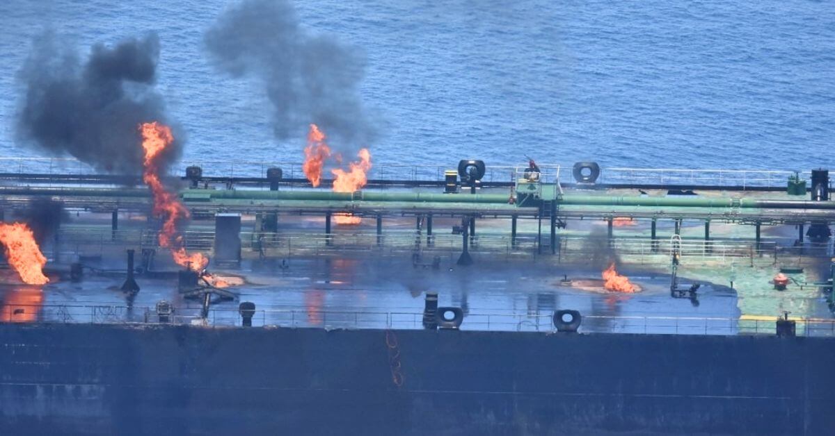 Fire On Tanker