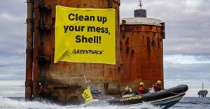 Oil & Gas Company Shell Settles Lawsuit Against Greenpeace Over Protest Against North Sea Oil Drilling