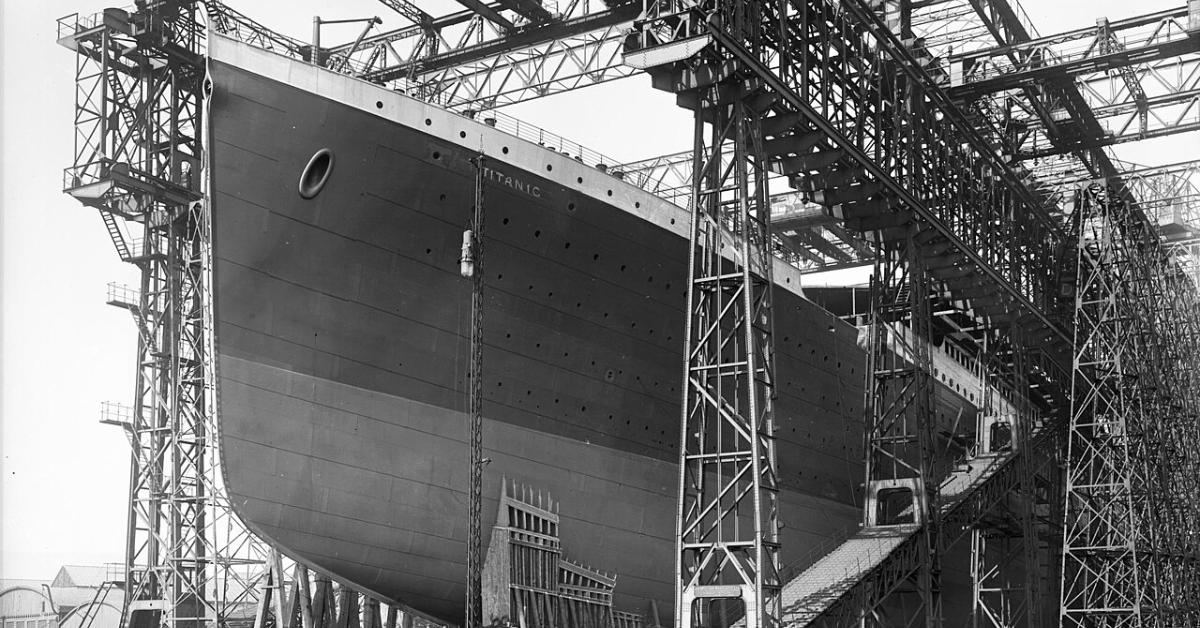 RMS Titanic at H & W Shipyard
