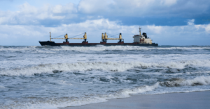 Ship Carrying Essential Military Supplies For Poland Runs Aground Off Norway