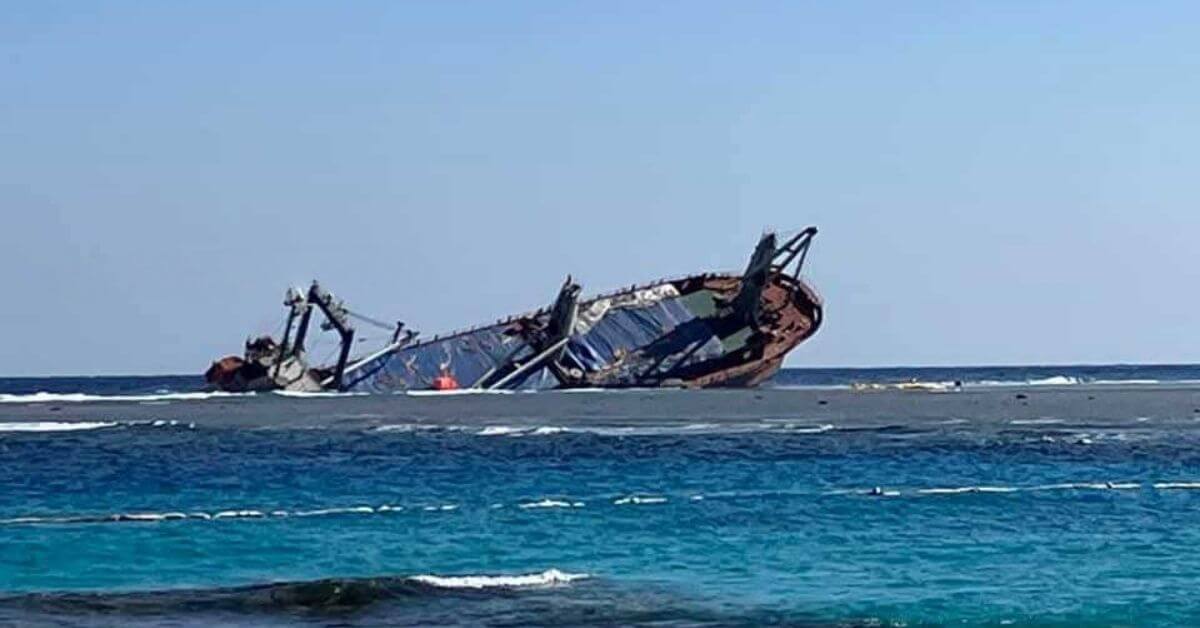 Sinking Cargo Ship