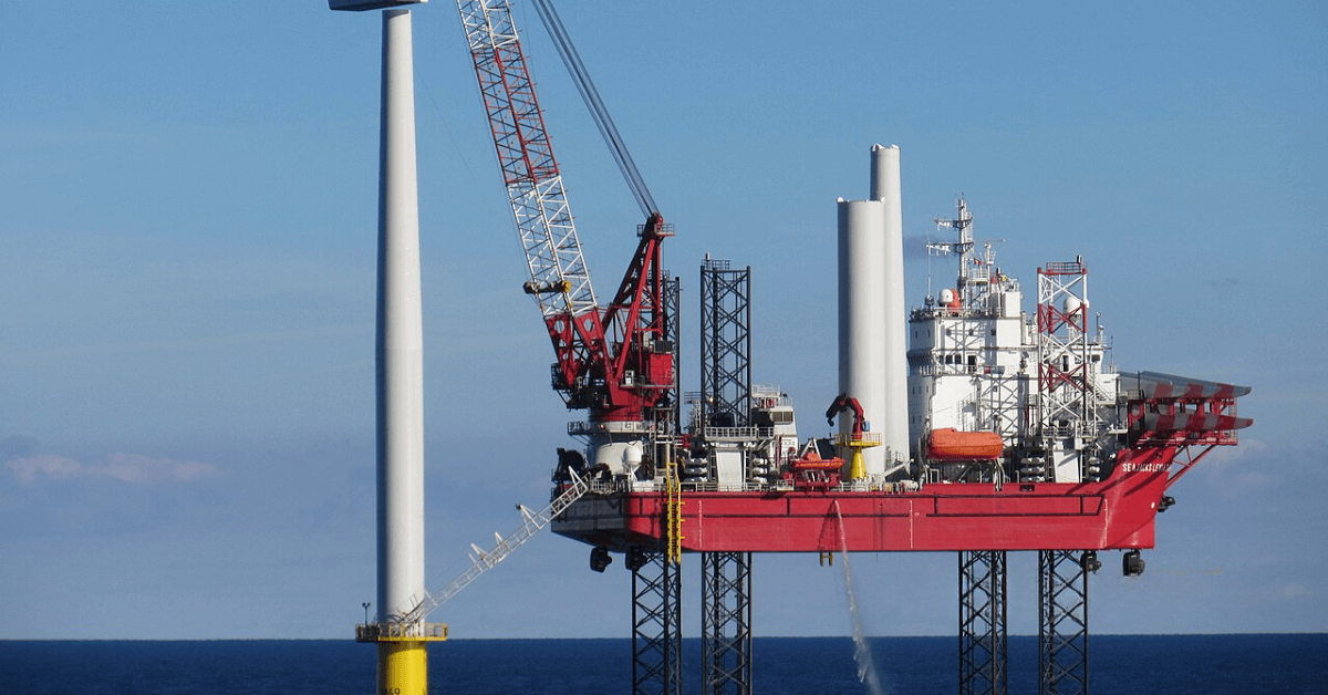 Wind turbine installation vessel