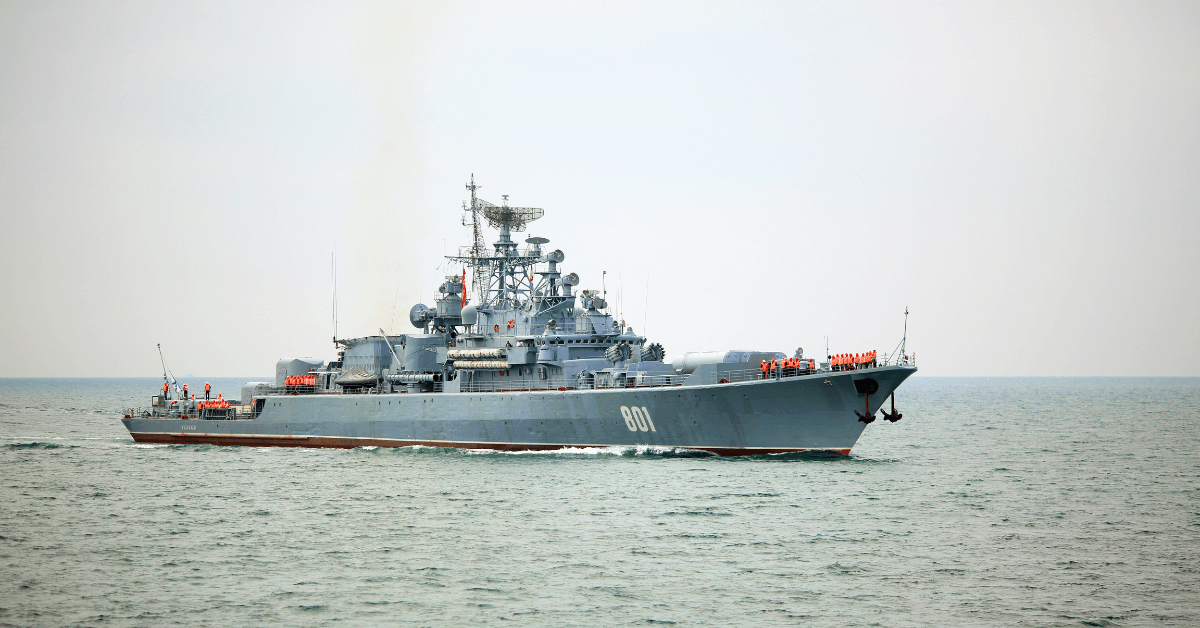 Russian warship