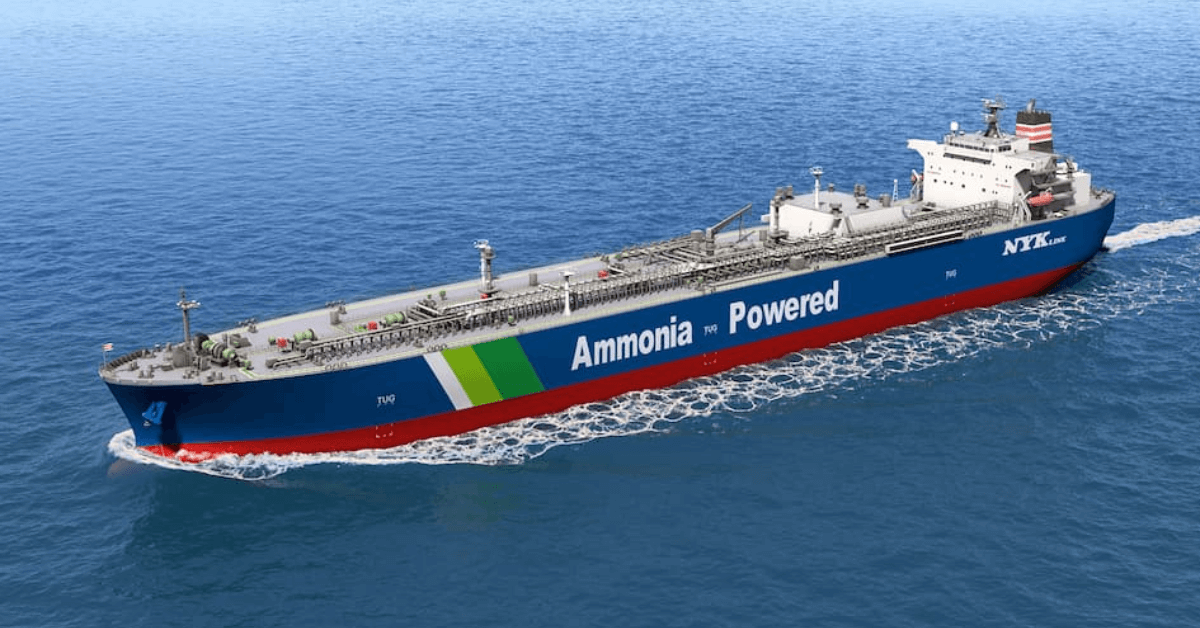 Ammonia-fueled gas carrier