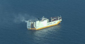 28 Crew Members Evacuated From Burning Ship In English Channel