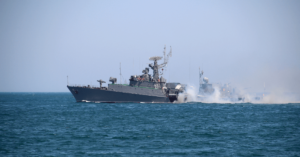 Russian Navy Warship Conducts Artillery Drills In The Sea Of Japan
