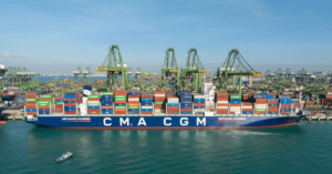 CMA CGM's 1st Dual-fuel Methanol Vessel Makes Maiden Call At Singapore Port