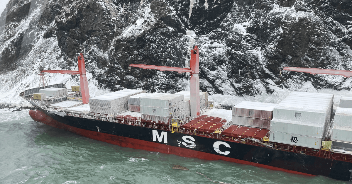 Grounded Vessel