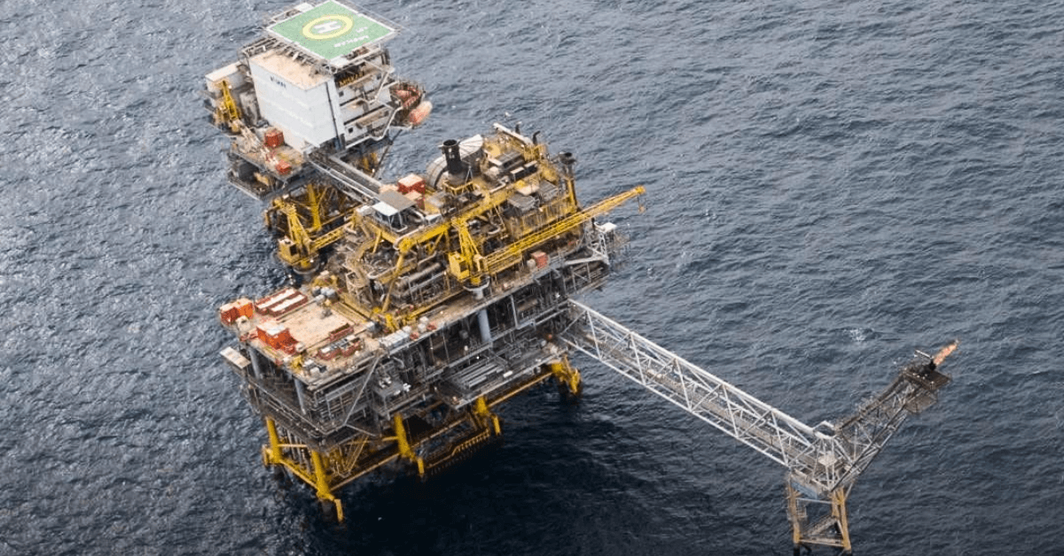 Oil Platform-Top View