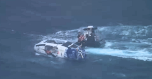 Video: Australian Navy Saves Lithuanian Solo Rower Stranded For 3 Days In Coral Sea