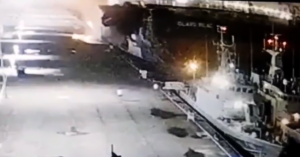 Watch: Out Of Control Tanker Crashes Into Pier & 3 Brazilian Navy Patrol Boats
