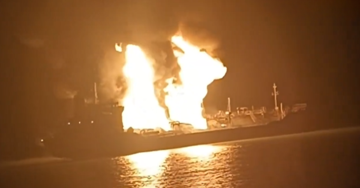 Burning Vessel