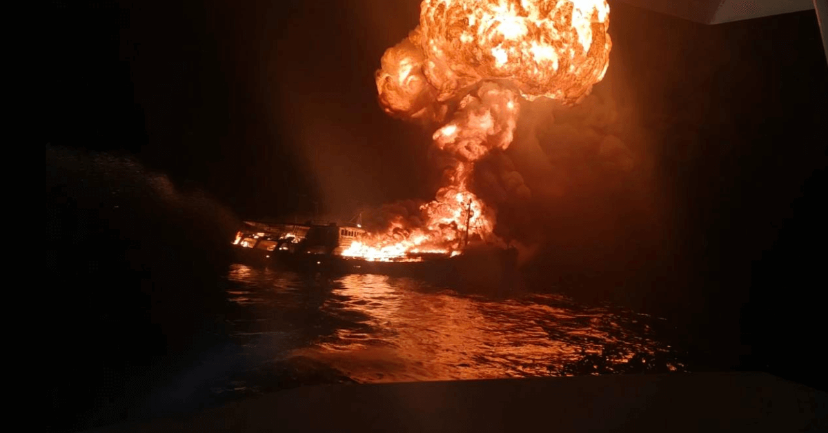 Burning Vessel