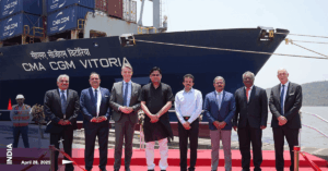 CMA CGM Vitoria Becomes First Foreign-Owned Containership To Fly Indian Flag