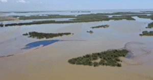 Oil And Gas Leak Spotted Near Garden Island Bay Production Facility