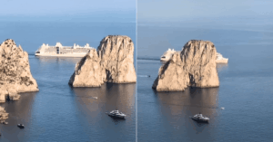 Cruise Ship Captain Fined & Warned For Violating Protected Waters Near Capri